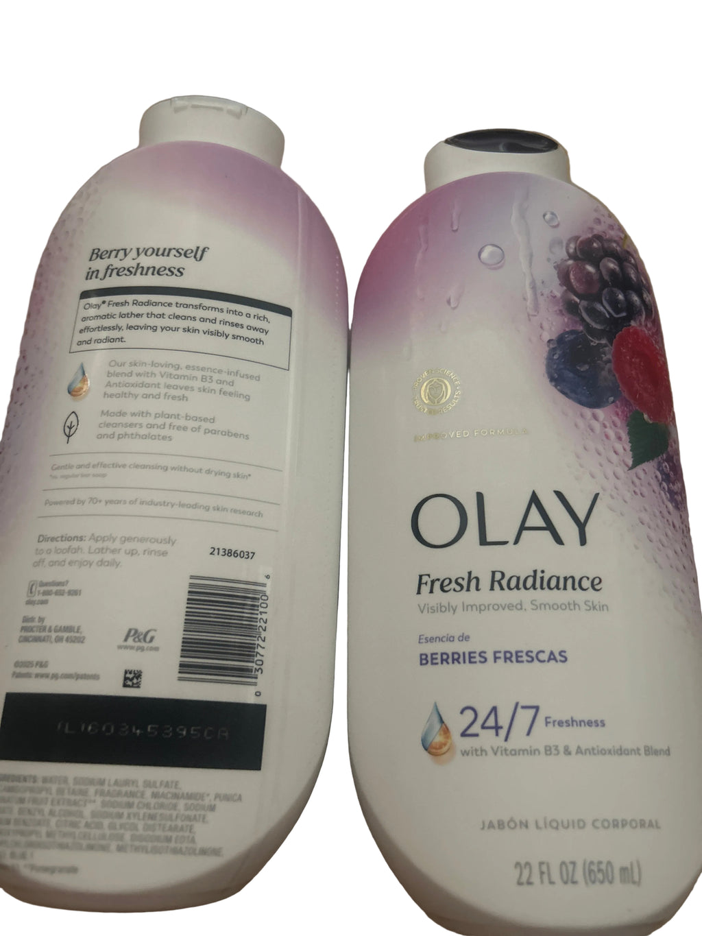Olay, Body Wash Berry Fresca, 22 Fl Oz